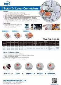 Push-In Lever Connectors Flyer