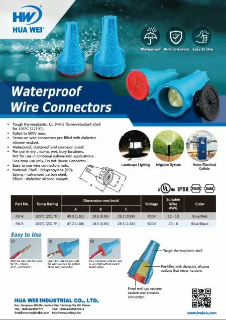 Waterproof Wire Connectors Flyer