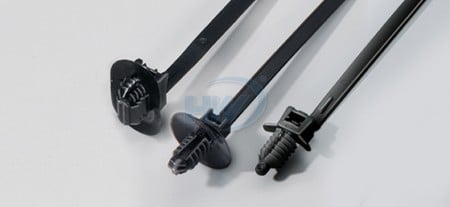 Attaches-câbles à montage en sapin, polyamide, 153 mm, 5 mm