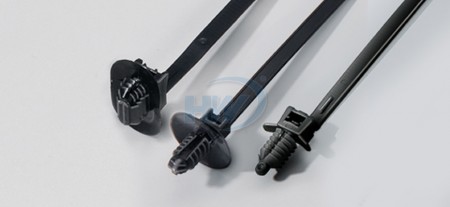 Abrazaderas de cables, montaje en forma de abeto, poliamida, 209.5mm, 6.5mm - Abrazaderas de montaje en forma de abeto