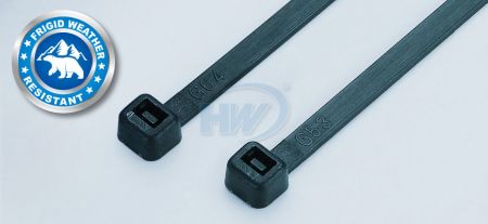 80x2.4mm (3.2x0.09 pulgadas), Bridas de cables, PA66, Resistente al clima frío