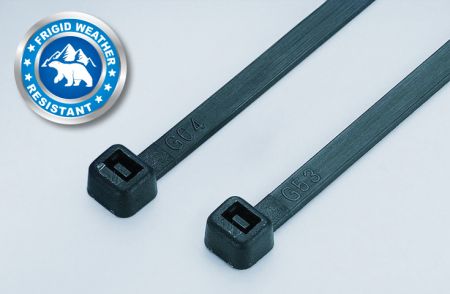 80x2.4mm (3.2x0.09 inch), Cable Ties, PA66, Frigid Weather Resistant