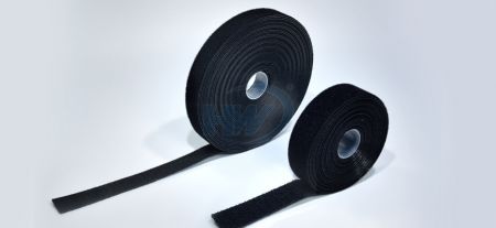 Самозатягивающиеся стяжки, липучка, 10 мм x 10 м - Рулонные полосы на липучке для кабельных стяжек