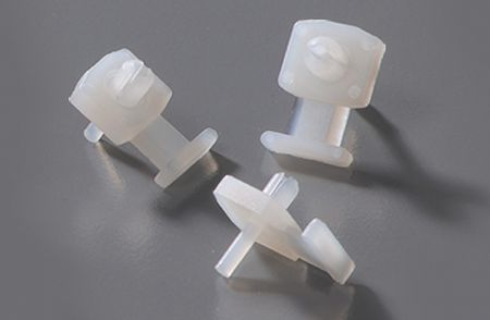 Suportes para abraçadeiras, de baixo perfil, de poliamida, largura máxima da abraçadeira de 4,8 mm, furo de montagem de 3,6 mm - Suportes de Abraçadeiras de Perfil Baixo