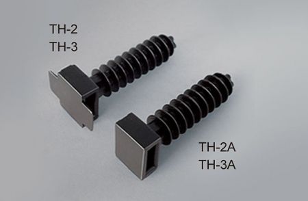 Suportes para abraçadeiras, tipo alvenaria, poliamida, largura máxima da abraçadeira de 9mm, comprimento de 40,5mm - Suportes de Abraçadeiras para Alvenaria