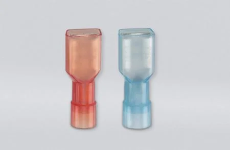 Nylon-volledig (Vierkant) Geïsoleerde Vrouwelijke Ontkoppelaars (Dubbele Krimp), Draadbereik 22-16 AWG