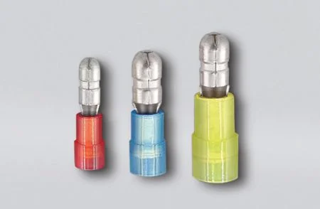 Nylon-isolierte Bullet-Trennverbinder (Doppelcrimp), Kabelbereich 22-16 AWG