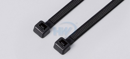 100x2.5mm (3.9x0.10 Zoll), Kabelbinder, PA66, außen gezahnt