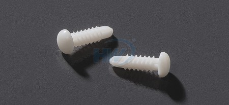 Rebites de plástico, poliamida, comprimento de 14,9 mm, diâmetro do furo de montagem de 3,2 mm. - Rebites de Plástico