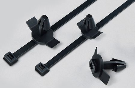 Push-In Cable Tie Mounts, 32x30mm, PA6.6