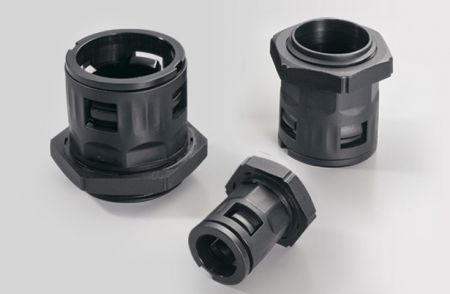 Conduit Adaptors,Quick Disconnect Polyamide,Thread(PF)3/4", Suitable Conduit NFC-23 - Quick Disconnect Conduit Adaptors