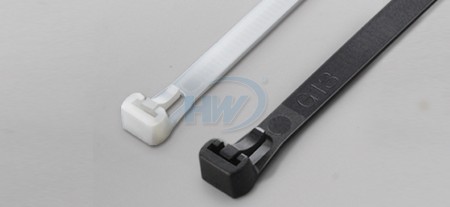 100x7,6mm (3,9x0,30 Zoll), Kabelbinder, PA66, wiederverwendbar - Lösbare Kabelbinder