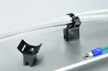 Kabelbindermontages, Saddle Type, Polyamide, 9,0 mm Max. bindbreedte, 5,0 mm Montagegat