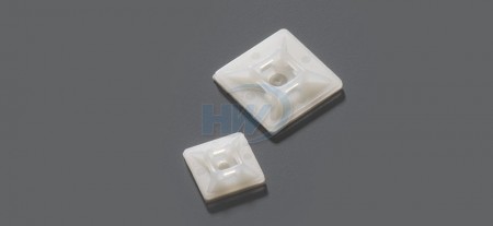 Supports de colliers de serrage, adhésifs, polyamide, largeur de collier max. 5,3 mm. - Supports de fixation pour colliers de serrage autocollants