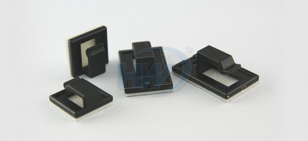 Selbstklebende Kabelklemmen, Polyamid, max. Bündeldurchmesser 3,5 mm - Selbstklebende Kabelklemmen