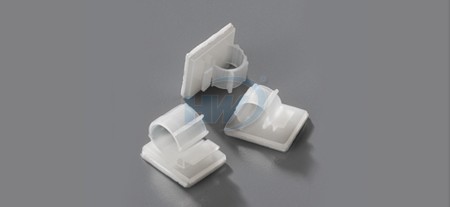 Cable Clamps,Self Adhesive,Polyamide,12mm Max. Bundle Dia. - Self Adhesive Cable Clamps