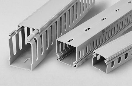 Wiring Ducts (Slotted),PVC,60x80mm,8mm Slot Hole, Wiring Volume 180-210 PCS - Solid and Slotted Wire Ducts - FW