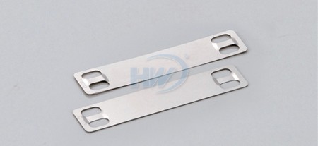 Placas de identificação em aço inoxidável, SS304 / SS316, 89mm x 19mm