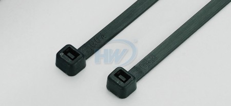 430x9.0mm (16.9x0.35 pouces), Attaches-câbles, PA66, Ignifuge, Résistant