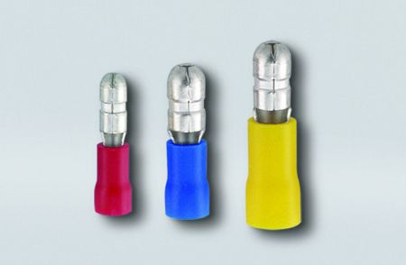 PVC絕緣子彈型公端連接器, 適用線徑 4-6 mm²