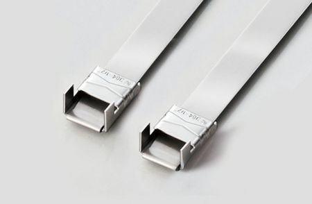 Edelstahlbänder, Flügelverschluss-Typ, SS304 / SS316, 300mm, 500lbf