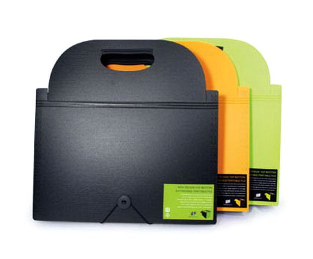 Top Bottom PP Expandable Portable File with Handles | YES