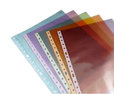 Muti Color PP Sheet Protectors top loading.