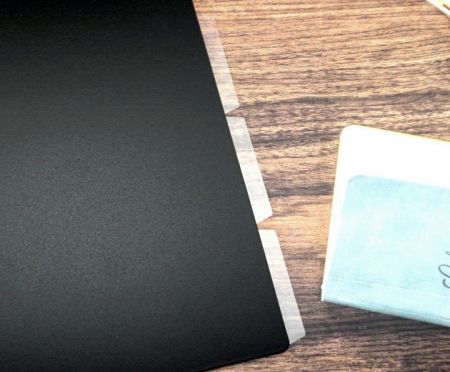 Tablero de Clip PP con 3 Divisores de Pestaña.