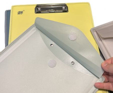 Clip Board with A4 PP Velcro Closure Envelope