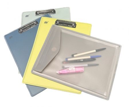 PP ClipBoard with Envelope to Store Pens & Stationeries