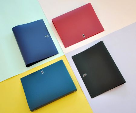 Ring Binder File with 4 Colors Assorted.