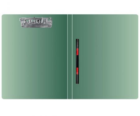 Archivo de clip con clip de palanca y clip de resorte.