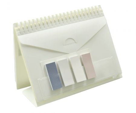 A5 PP Portable Notebook With Storage Pocket & Sticky Notes