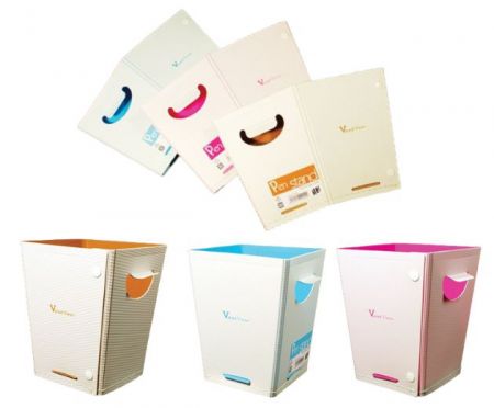 Soporte para bolígrafos PP plegable - Soporte para bolígrafos PP