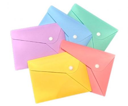 ポストカードサイズのデュアルアクセスミニバッグ - ポストカードサイズのカラフルなPP封筒 - スピードのための革新的なデュアルウェイアクセス