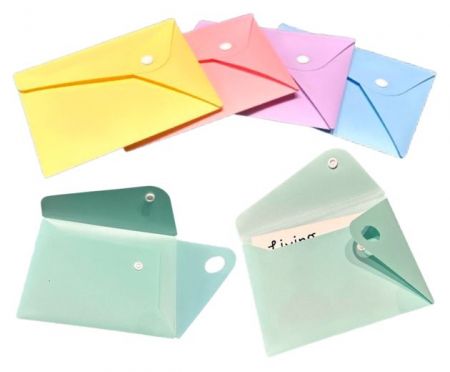 PP-Umschlag mit doppeltem Zugang.