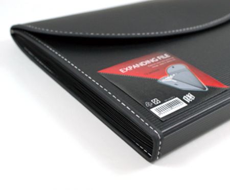 Archivo Expansible PP A4 con 13 Bolsillos con Costura.