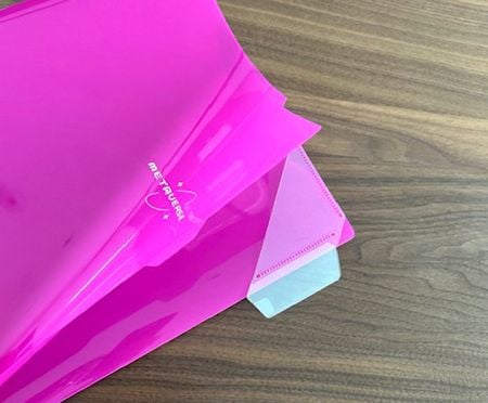 Introduction of PP Colored File Folder with Triangle Stopper.