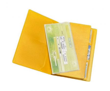 Soporte de tarjeta PP para libreta de banco.