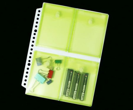 Bolsas A4 Multi Collect de PP con 4 bolsillos.