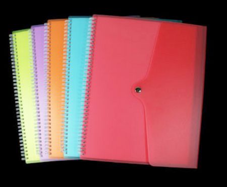 Libros de exhibición de PP en espiral.