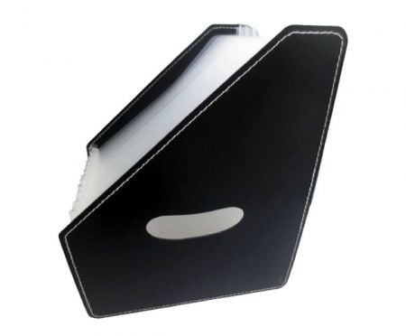 Vertical Standing PP Expanding File A4 13 Pockets with Hollow Handle.