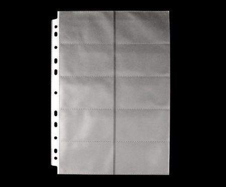 PP Refillable Card Protector Sleeves, Single Sided