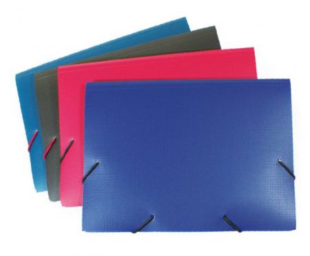 PP Document Case With Elastic Bands