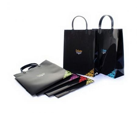 PP Shopping Bag with Silk Printing, Deluxe Design.