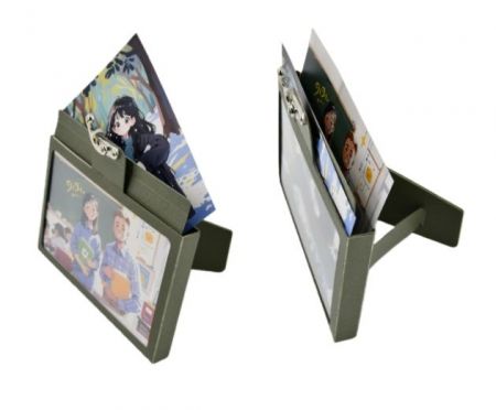 A6 PP Stand Frame with a storage folder
