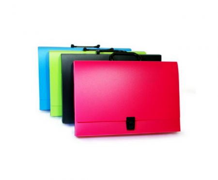 PP Document Case with Handle & Buckle - PP Document Case