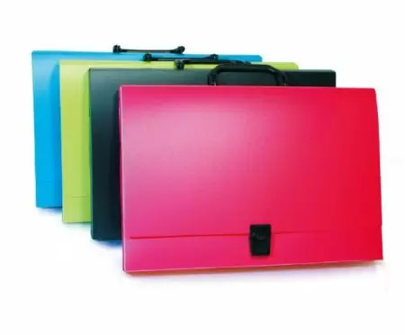 Estuche para documentos PP con asa y hebilla - Estuche para documentos PP