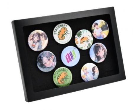 A4 PP Stand Display Shadow Box - A4 PP Shadow Box, PP board Side for Cards Display