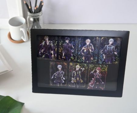 Caja de sombra A4 PP para exhibición. - Caja de sombra A4 PP, lado de tablero PP para exhibir tarjetas.